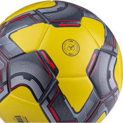 Мяч футбольный JÖGEL Grand №5, желтый/серый/красный