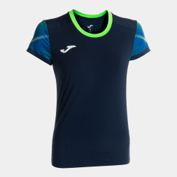 CAMISETA MANGA CORTA ELITE XI MARINO VERDE FLUOR