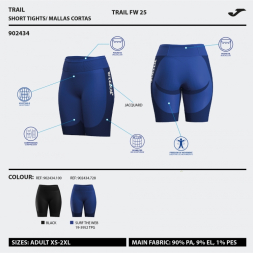 MALLAS CORTAS R-TRAIL NATURE AZUL