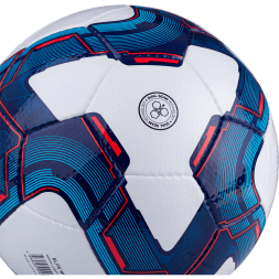 Мяч футбольный JÖGEL Elite №4, белый/синий/красный