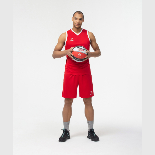 Шорты баскетбольные JÖGEL CAMP Basic, красный