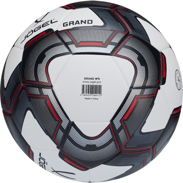 Мяч футбольный JÖGEL Grand №5, белый