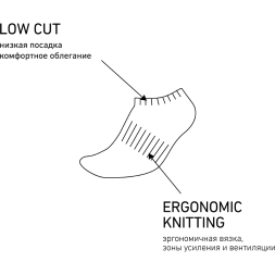 Носки низкие JÖGEL ESSENTIAL Short Casual Socks, черный