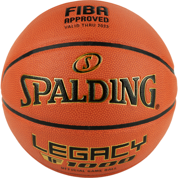 Мяч баск. SPALDING TF-1000 Legacy 76963z, р.7, FIBA, ZK-композит(микрофибра),нейл.корд, кор-чер-зол