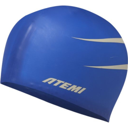 Шапочка для плавания Atemi silicone cap Shark teeth, силикон, Цвет: Принт, TSC1ST