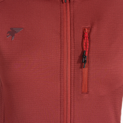 CHAQUETA CON CAPUCHA MYSTIC ROJO