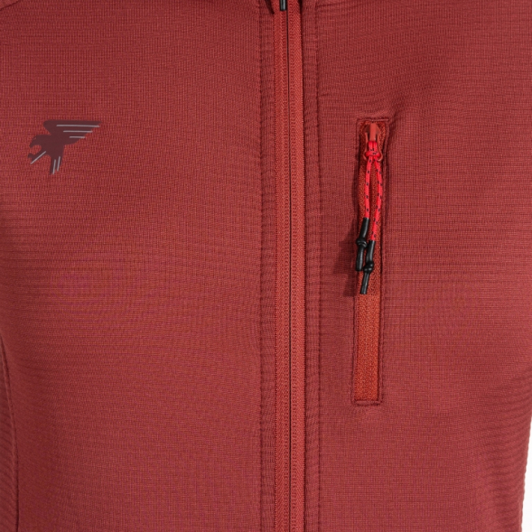 CHAQUETA CON CAPUCHA MYSTIC ROJO