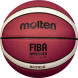 Мяч баск  MOLTEN B6G3850 р 6, FIBA Appr, синт комп кожа (ПУ),12 пан,бут кам,нейл корд,кор-беж-чер