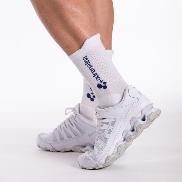 Носки волейб. +ADRENALINA Best 2300-021-M, р.M, хлопок, полиамид, эластан, белый