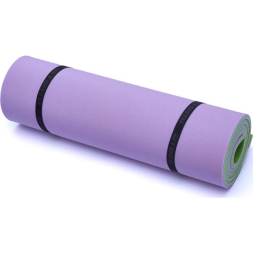 Коврик туристический двухслойный Atemi 1800*600*12мм, зеленый/фиолетовый