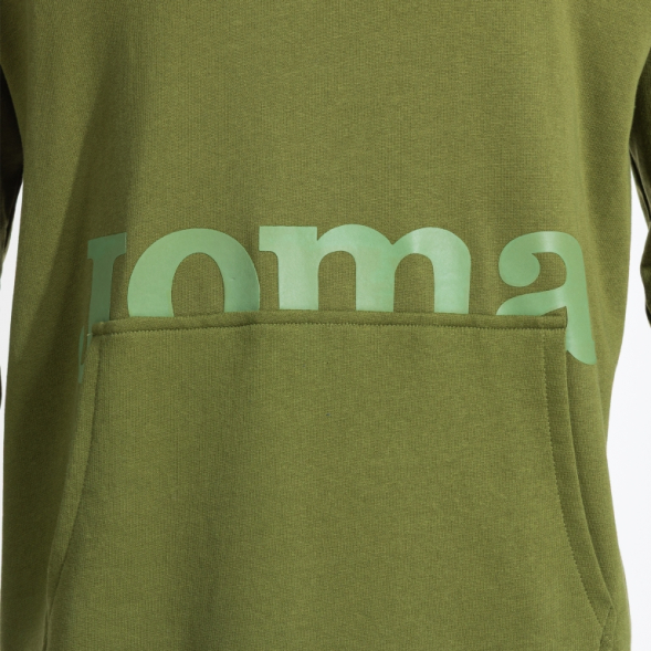 SUDADERA CON CAPUCHA MIMETIC VERDE