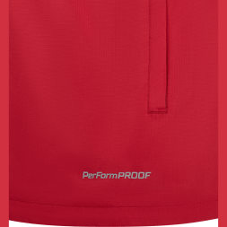Куртка ветрозащитная JÖGEL DIVISION PerFormPROOF Shower Jacket, красный, детский
