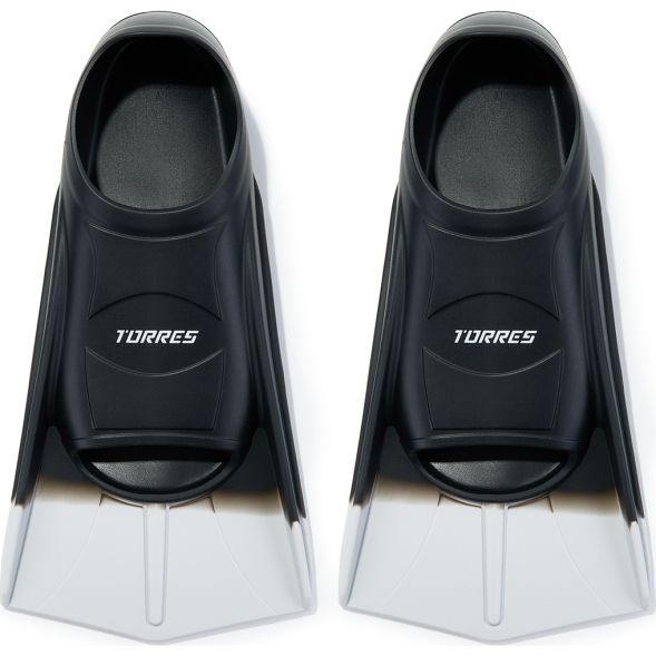 Ласты для бассейна TORRES F01, SWF012401BK, р. EU 27-29 (XXS), черно-серый