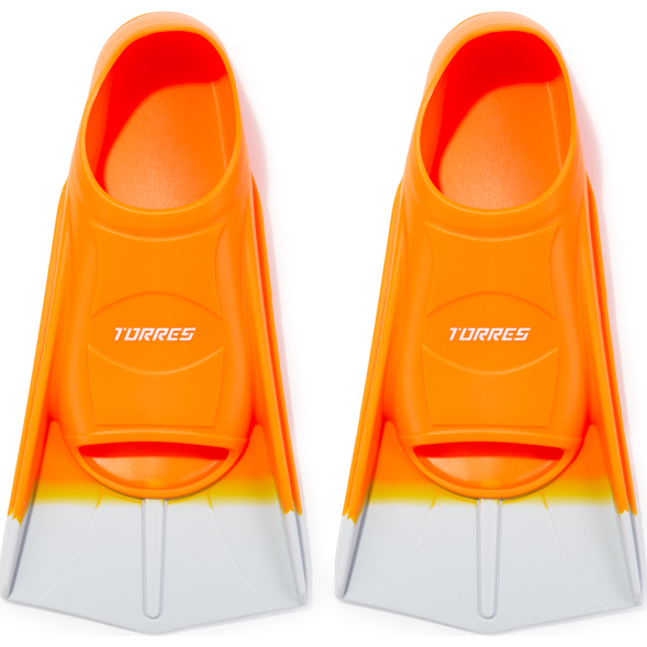 Ласты для бассейна TORRES F01, SWF012401BK, р. EU 27-29 (XXS), черно-серый