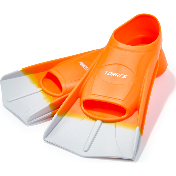 Ласты для бассейна TORRES F01, SWF012401BK, р. EU 27-29 (XXS), черно-серый