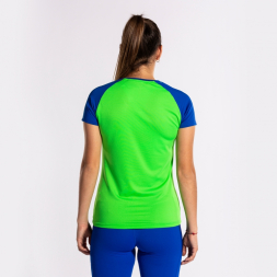 CAMISETA MANGA CORTA ELITE X VERDE FLUOR ROYAL