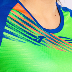 CAMISETA MANGA CORTA ELITE X VERDE FLUOR ROYAL