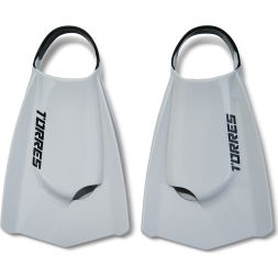 Ласты для бассейна профессиональные TORRES F03, SWF032401GR, р.EU 38-39 (S), серо-черный