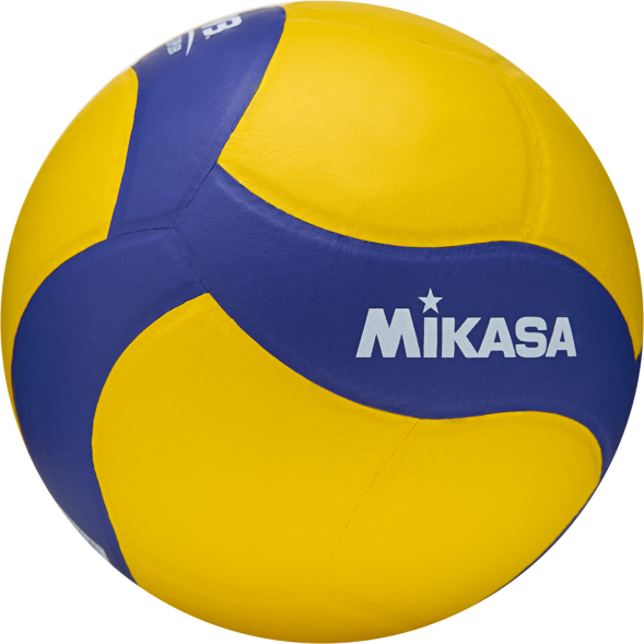 Мяч вол. утяж. MIKASA VT370W, р 5, 18 панелей, синт.кожа (ПУ), вес 370г, клееный, сине-желтый