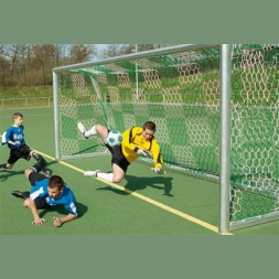 CЕТКА ЮНИОРФУТБОЛ ПРОФИ ШЕСТИГРАННАЯ (ПАРА) - НИТЬ 3,5 ЯЧЕЙКА 100Х100 ММ.