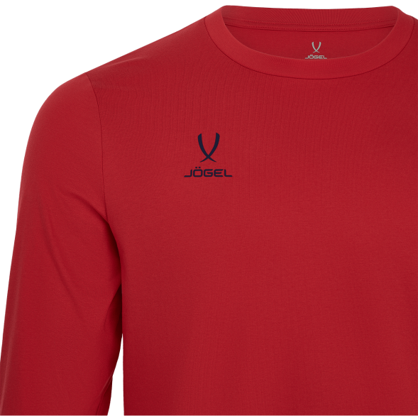 Футболка баскетбольная с длинным рукавом JOGEL DIVISION PerFormDRY Pre-Match Longsleeve Jersey, красный