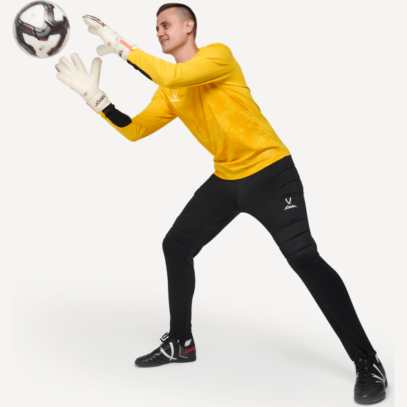 Брюки вратарские JÖGEL CAMP GK Pant, черный/белый