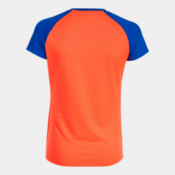 CAMISETA MANGA CORTA ELITE X CORAL FLUOR ROYAL