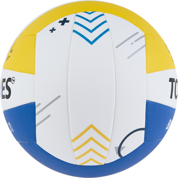 Мяч вол. TORRES BM1200, V42335, р.5, синт.кожа (микрофибра), клееный, бут.кам, бел-син-желт