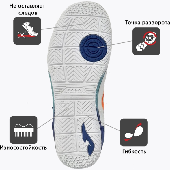 JOMA Футзальная обувь TOP FLEX JR TPJS2576IN (31 EUR/ 13.5C USA)
