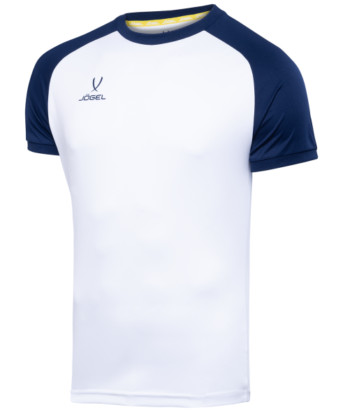 Футболка игровая JOGEL CAMP Reglan Jersey, белый/темно-синий, детский