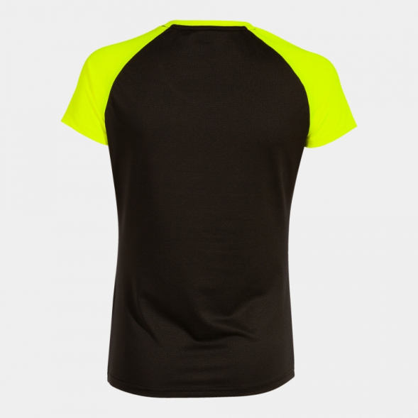 CAMISETA MANGA CORTA ELITE X NEGRO AMARILLO FLUOR