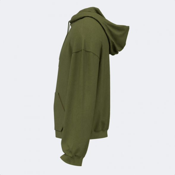 SUDADERA CON CAPUCHA MIMETIC VERDE