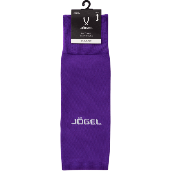 Гетры футбольные JÖGEL CAMP BASIC SOCKS, фиолетовый/серый/белый