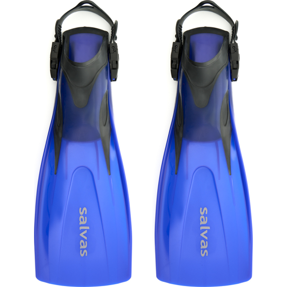 Ласты для плавания SALVAS Hazard Plus Fin BA160LXBBSTS, размер L/XL, синие