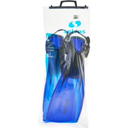 Ласты для плавания SALVAS Hazard Plus Fin BA160LXBBSTS, размер L/XL, синие