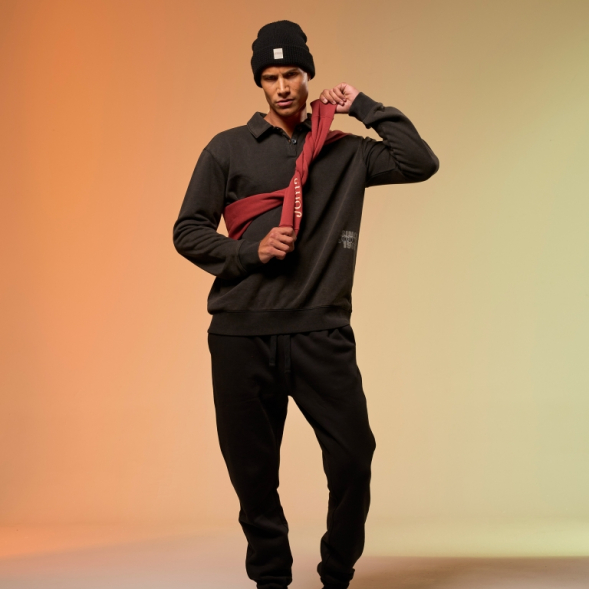 SUDADERA MIMETIC NEGRO