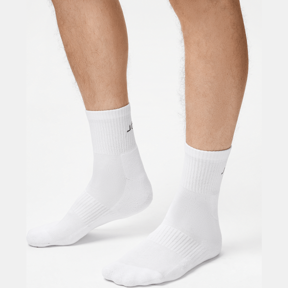 Носки средние JÖGEL ESSENTIAL Mid Cushioned Socks, белый