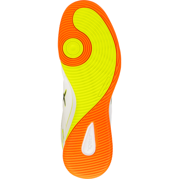 БЕЗ УПАКОВКИ Бутсы зальные JÖGEL Tornado 2.0 White/orange