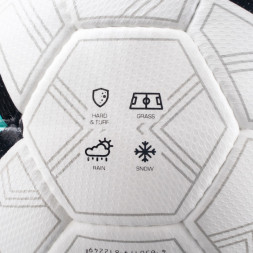 Мяч футб. TORRES Pro, F323985, р.5, 32 панел. EPU-Microf, 4 подкл. слоя, ручная сшивка, бело-мультик