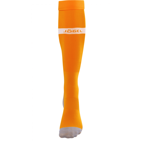 Гетры футбольные JÖGEL JA-003, оранжевый/белый
