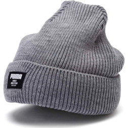 Шапка PUMA Ribbed Classic Beanie, 02170901, 100% акрил, черный