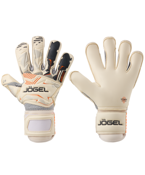 Перчатки вратарские JOGEL MAGNUM UL4 Roll-Hybrid, белый