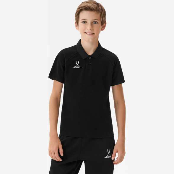 Поло JÖGEL CAMP 2 CVC Polo, черный