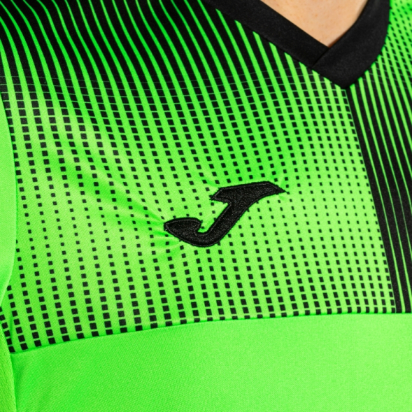 Игровая футболка JOMA ECO SUPERNOVA VERDE FLUOR NEGRO