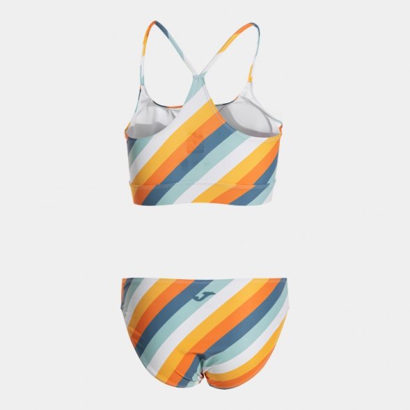 BIKINI SANTA MÓNICA II NARANJA BLANCO