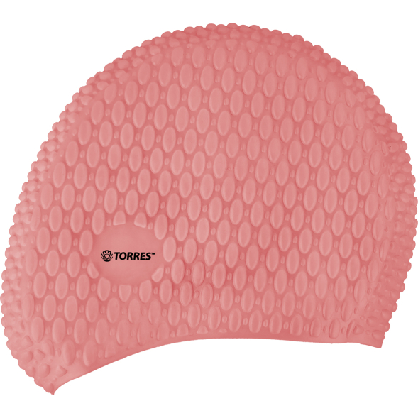 Шапочка для плавания TORRES Bobbles, SW-12204BK, черный, силикон