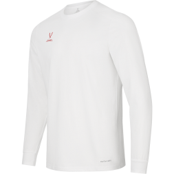 Футболка баскетбольная с длинным рукавом JOGEL DIVISION PerFormDRY Pre-Match Longsleeve Jersey, белый