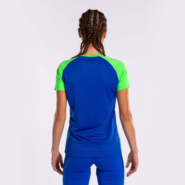 CAMISETA MANGA CORTA ELITE X DARK ROYAL VERDE FLÚOR