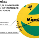 Мяч волейбольный MINSA, PU, клееный, 8 панелей, р. 5