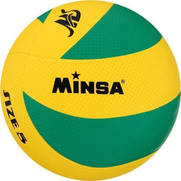 Мяч волейбольный MINSA, PU, клееный, 8 панелей, р  5